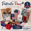 ONLY 5 AVAILABLE-Patriotic Paws Collection